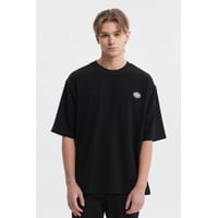 Fashionspark - Polera Hombre Waffle Label Negro