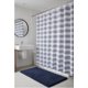 thumbnail image 4 of Cortina de ducha Serafina Home 183 cm azul y blanco a rayas, 4 of 9