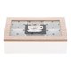 thumbnail image 1 of Caja De Té Mediana De Madera 6 Espacios Puntos Blanco, 1 of 3
