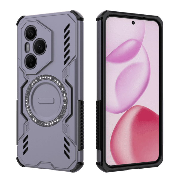 Funda FOXDOCK para Honor 400 Pro 5G , magnética, resistente a golpes, con soporte, unisex, carga inalámbrica