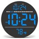 thumbnail image 1 of Reloj de pared digital XUANZIT con pantalla LED grande y temperatura, 1 of 9