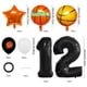 thumbnail image 3 of Set de globos para fiesta de 12 cumpleaños con temática de baloncesto (11 unidades), 3 of 7