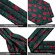 thumbnail image 5 of Set corbata gruesa Ascot hombre elegante formal. Modelo Floreado Rosas Rojas, 5 of 5