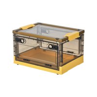 Magideal - Organizador De Armario, Contenedor De Almacenamiento Plegable Con Tapas, Cajas De Almacenamiento Portátiles Y Plegables Con Puertas Para Organización