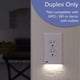 thumbnail image 2 of Placa de pared SnapPower GuideLight luz nocturna LED dúplex blanca, 2 of 7