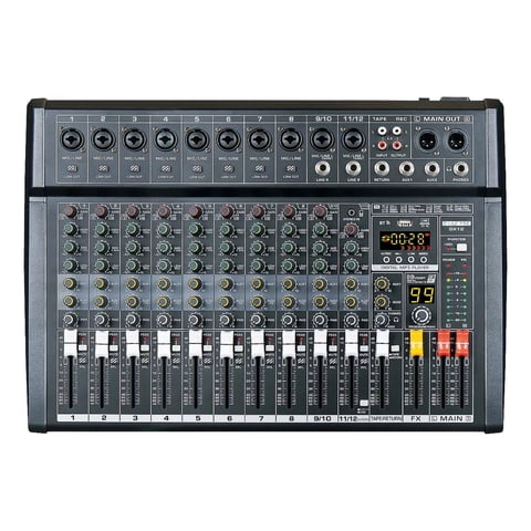 Mixer Amplificado 12 Canales Onax Pro Sx12