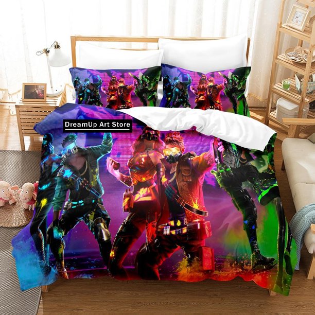 Garena Free Fire Bedding Set Quilt Cover Bed Cover with Pillowcase Boys Adult Home Textile