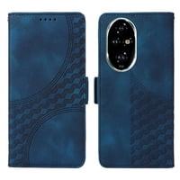 Carcasa Foxdock Honor 200 Pro De Cuero Pu, Diseño Acolchado Clásico, Protección Contra Caídas Y Rayones