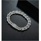 thumbnail image 4 of Pulsera de Cadena para Hombre Transparente 5A+ CZ Pulsera de Eslabones Cubanos para Hombre Mujeres Hipoalergénica Pulsera de Plata Esterlina 925 Joyería para Hombre 16-20CM, 4 of 8