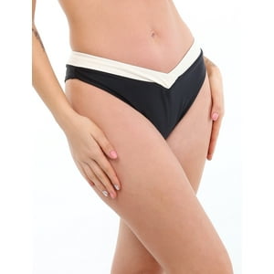 Samia - Bikini Tanga En V Beige Xl