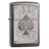 Tarjetero Zippo Spade Más Ligero Black Ice