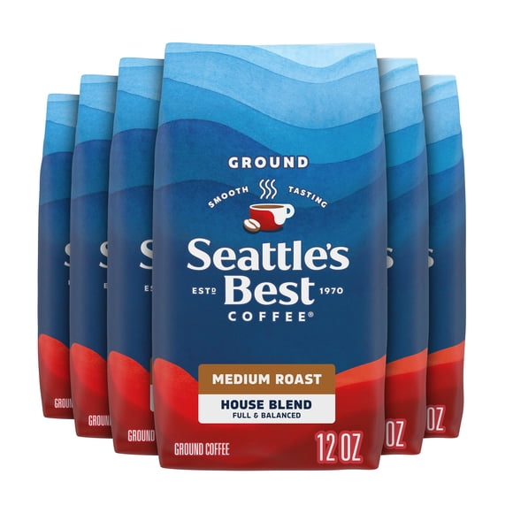 Café molido, la mejor mezcla de cafeterías de Seattle, 6 x 340 g