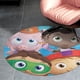 thumbnail image 4 of Alfombra Redonda Desmarcar Super Why Felpa Coral 60cm, 4 of 6