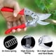 thumbnail image 2 of Tijeras de podar Kynup Heavy Duty Garden Tools (rojas), 2 of 8