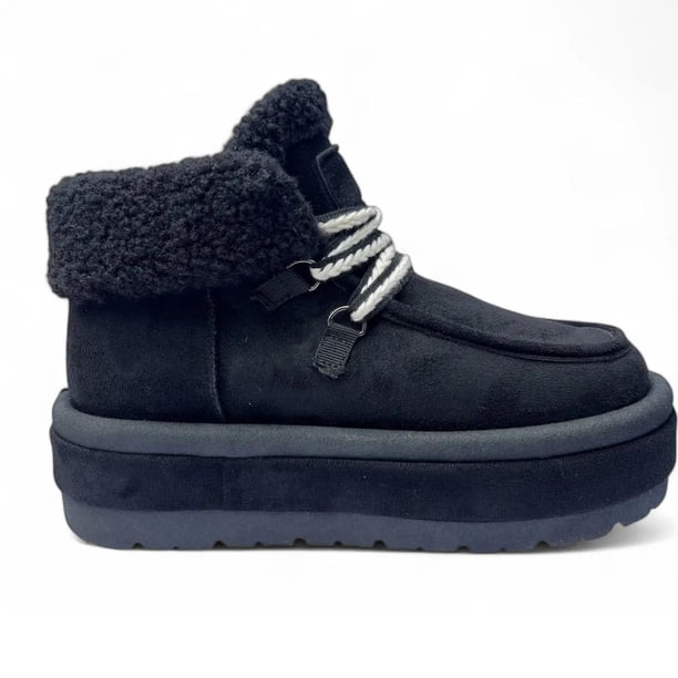 Botín Negro Mujer Gamuza Aspen GB610 negro 39