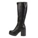 thumbnail image 4 of Bota New Walk Plataforma Larga Negra, 4 of 6