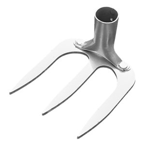 Magideal - Cabezal De Rastrillo De Jardín, Cabezal De Rastrillo Agrícola De Repuesto, Herramienta De Excavación Afilada, Cabezal De Azada De Jardinería, Cabezal 3 Dientes Pequeños