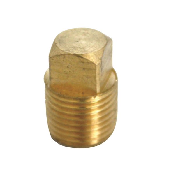 Homeplus+ Tapón Ciego Cuadrado MPT de Latón 1/2"