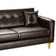 thumbnail image 3 of Sofa New Retro 3 Cuerpos Pu 01 Chocolate, 3 of 5