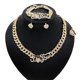 thumbnail image 4 of 4 Pzas Conjuntos de Joyería Brillantes para Mujer de Honor y Novias para Mujer Collar de Amor de Cristal Pulsera Anillo Ajustable Aretes Conjuntos de Joyería para Mujer para Boda Fiesta Graduación, 4 of 8