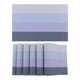 thumbnail image 1 of REGALWOVEN 6 Paquete de Manteles Rectangulares para Decoración de Mesa de Comedor de Cocina Resistentes al Calor Manteles Limpiables Azul 18*12in, 1 of 7