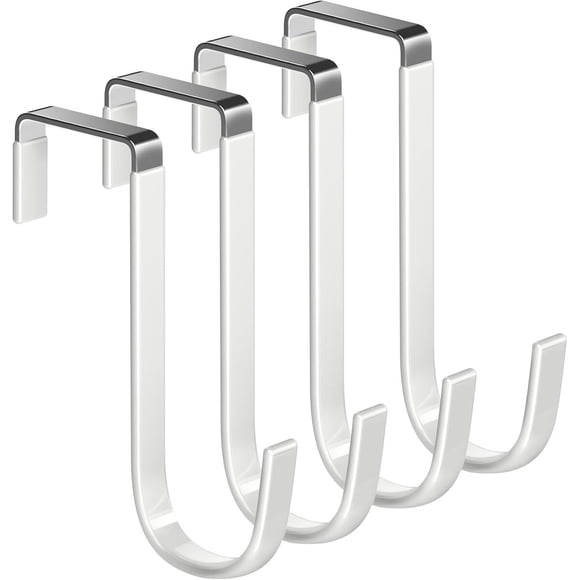 Gancho para puerta MarsRock de acero, pack de 4, 5,5 pulgadas