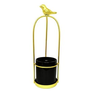 Genérico - Maceta Decorativa Jaula Pájaro Soporte Mesa Jardín Jhn