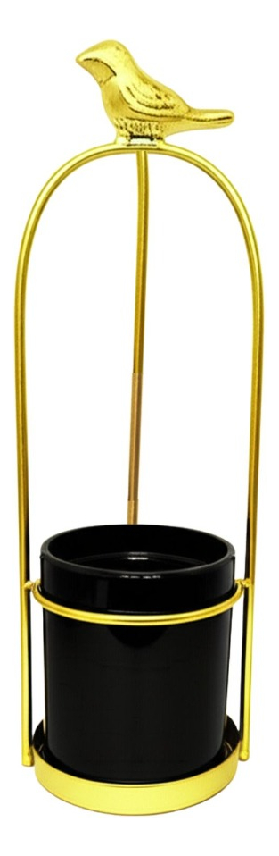 Genérico - Maceta Decorativa Jaula Pájaro Soporte Mesa Jardín Jhn