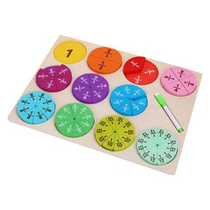 Magideal - Juguete De Matemáticas Montessori, Regalo De Cumpleaños, Juguete De Habilidades Motoras Finas Aritméticas Multicolores Para Niños Y Niñas De 4 A 6 Año