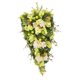 thumbnail image 1 of Guirnalda Decorativa Floral De La Lágrima De La Primavera Del Colgante De La Pared Del Botín Para El Amarillo Del Festival, 1 of 5