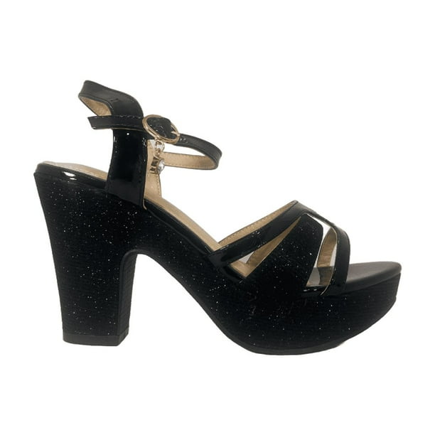 SANDALIAS DE FIESTA AGUXI BLACK 2076 - Talla 39