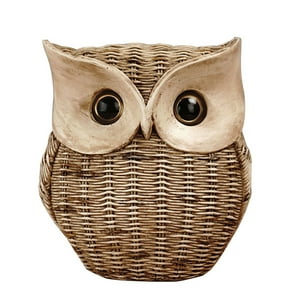 Veat00L - Esculturas De Búho, Estatuas Decorativas Minimalistas Y Contemporáneas, Materiales De Resina Preferidos, Muy Adecuados Para El Hogar, Oficinas, Estanterías, Soportes De Televisión