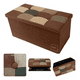 thumbnail image 1 of Puff Baul Plegable Organizador 76x38 Tela Mix Café, 1 of 4
