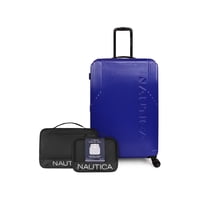 Nautica - Pack Maleta Grande L (23 Kg) Hope Royal Blue + Organizador De Viaje 2 Pzas. Negro