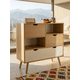 thumbnail image 1 of Cómoda Cajonera LagoMuebles 80cm Nórdica 3 Cajones, 1 of 6