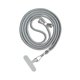 thumbnail image 3 of Cordón De Teléfono Crossbody Safety Tether Tab System Para Senderismo Escalada Ciclismo Gris Claro, 3 of 5