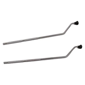 Magideal - Patas De Tambor Tom De Suelo, Soporte Duradero Para Tom (48Cm De Longitud), Estante De Soporte Fácil De Instalar, Repuesto De Piezas De Tambor, 2 Uds.