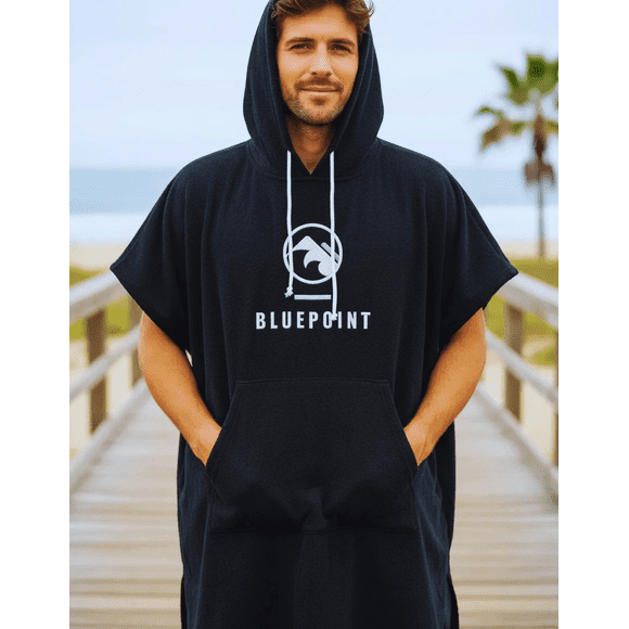 Poncho Toalla Masculino Blue Point / Surf / Kite / Windsurf