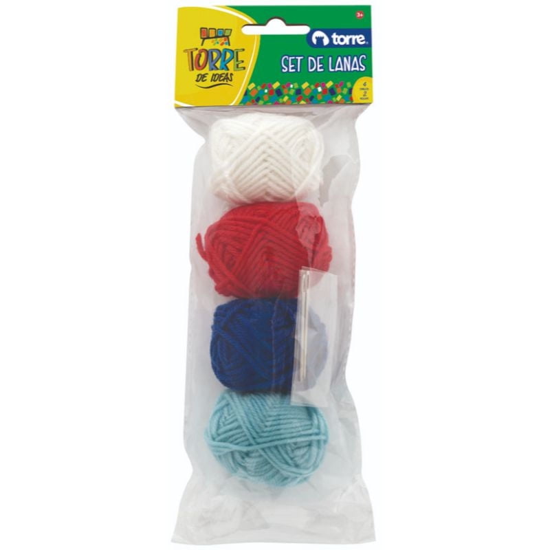 Set Lanas + Agujas 1 Un Torre