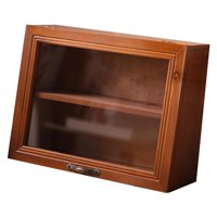 Magideal - Vitrina De Madera Para Guardar Figuras En Miniatura, Organizador De Almacenamiento, Elegante Caja De Almacenamiento Para Objetos Coleccionables.