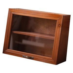 Magideal - Vitrina De Madera Para Guardar Figuras En Miniatura, Organizador De Almacenamiento, Elegante Caja De Almacenamiento Para Objetos Coleccionables.