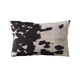 thumbnail image 5 of Cojín decorativo Plutus Brands estampado animal de piel de vaca negra, 5 of 9