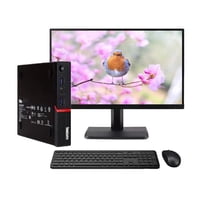 Kit Monitor + Mini Pc Lenovo M710Q I5-6Ta 8Gb 500Gb Teclado & Mouse Reacondicionado Grado A