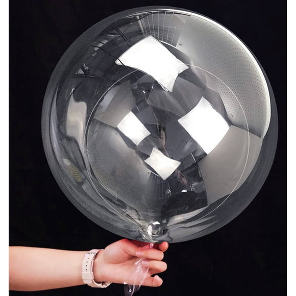 Globos tipo bobo Bubble Balloons Aredpoook, 20 unidades, 50 cm, transparentes