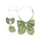 thumbnail image 3 of INSPIRE CHIC Corbatas de Lazo con Correas Ajustables Pre-atadas de Lunares para Mujer para Uniforme Casual Amarillo Verde, 3 of 5