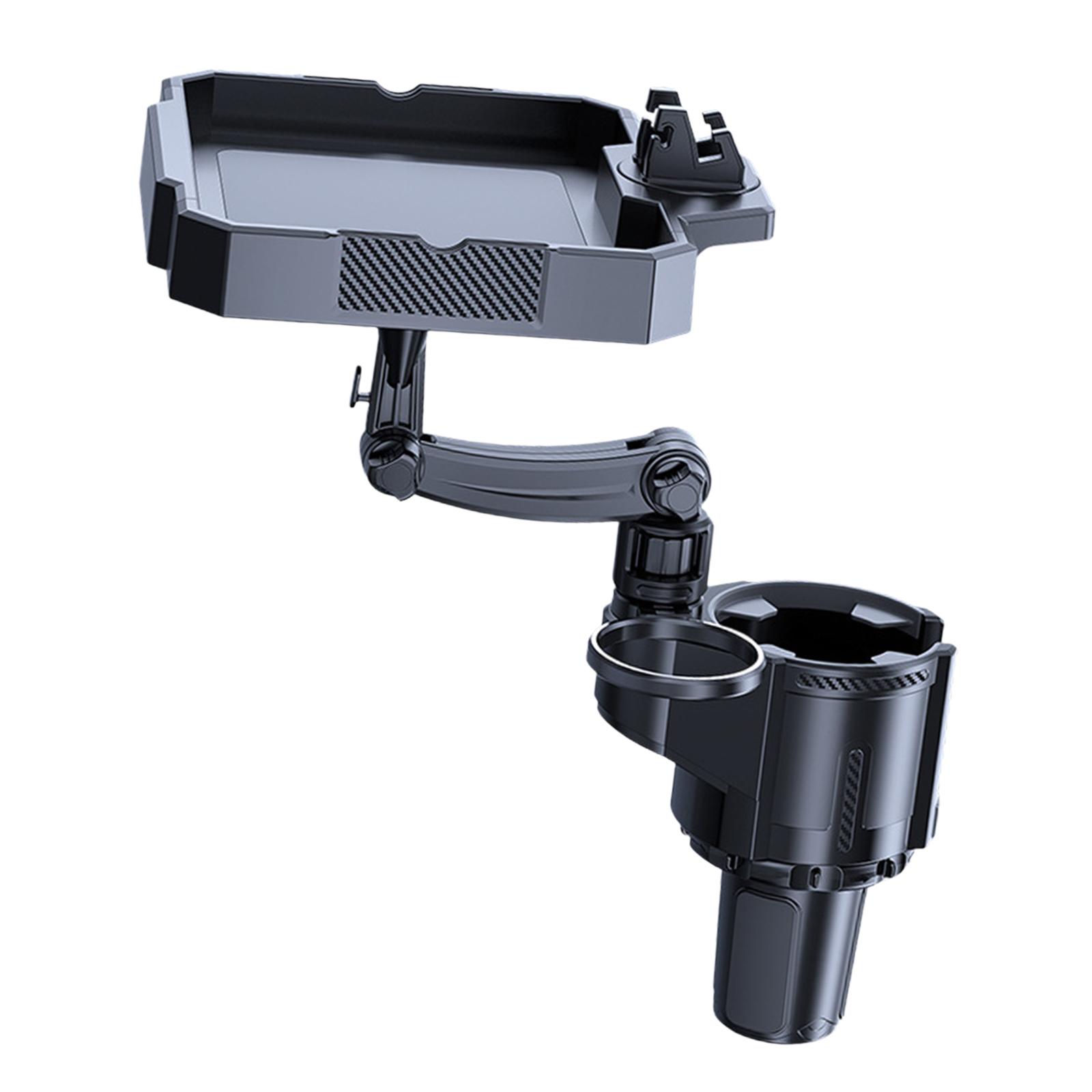 Bothyi - Bandeja Extensora Para Portavasos De Coche, Bandeja Multifuncional Para Coche, Accesorios Giratorios Para Coche L