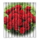 thumbnail image 1 of Cortina de ducha con diseño de rosas, con ganchos, 167 x 183 cm, 1 of 3
