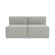 thumbnail image 1 of Sofa Madrid Dos Cuerpos Lino Gris Claro, 1 of 3