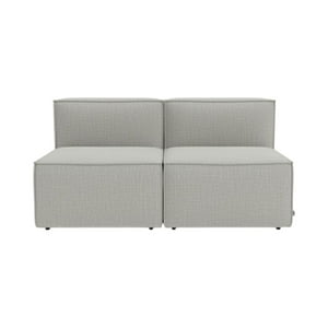 Diseños Valestrini - Sofa Madrid Dos Cuerpos Lino Gris Claro
