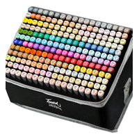 Master Prox - Set 262 Marcadores Lápices Colores Touch Doble Punta